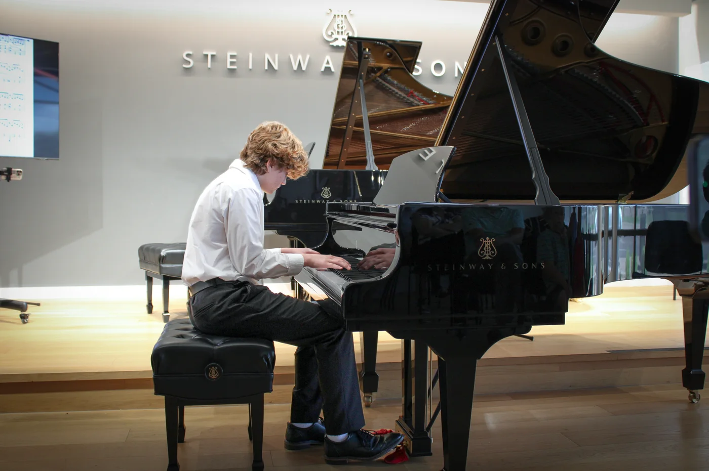 Ethyn Klein performing at Steinway & Sons Scottsdale